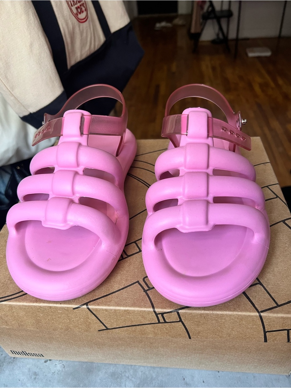 Melissa Pink Jelly Strappy Sandals